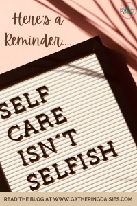 Reminder... Self Care is Important for Women